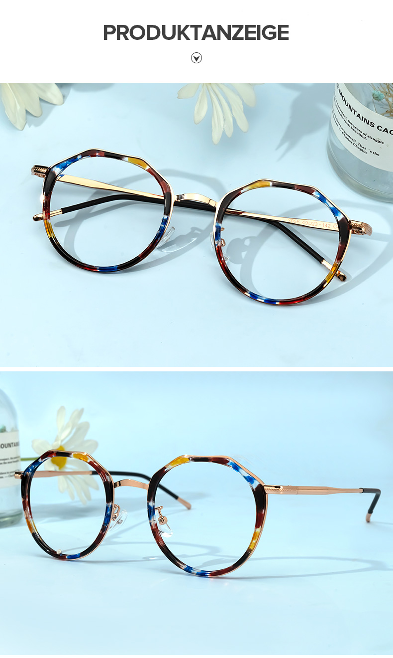 Gentry Bunt Geometrisch Brille