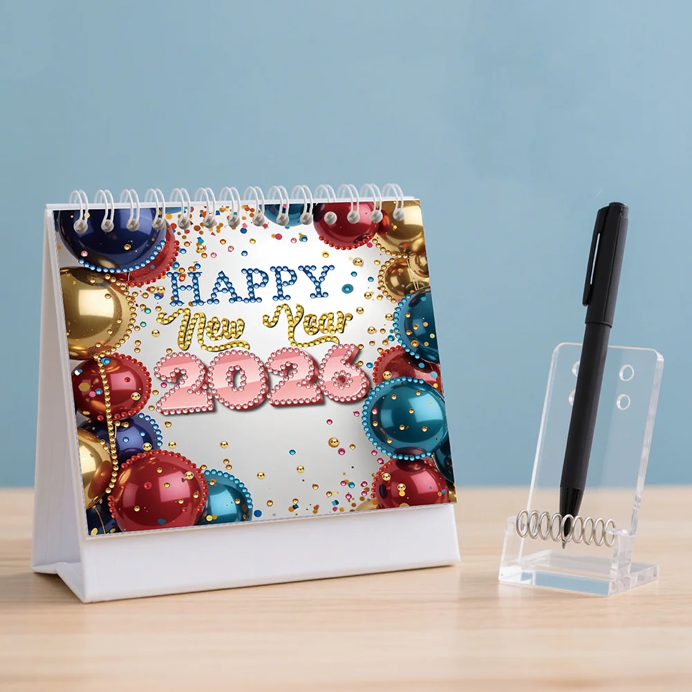 5D/DIY Diamond Painting Calendar Kit Partial Drill Diamond Art Paper Calendar