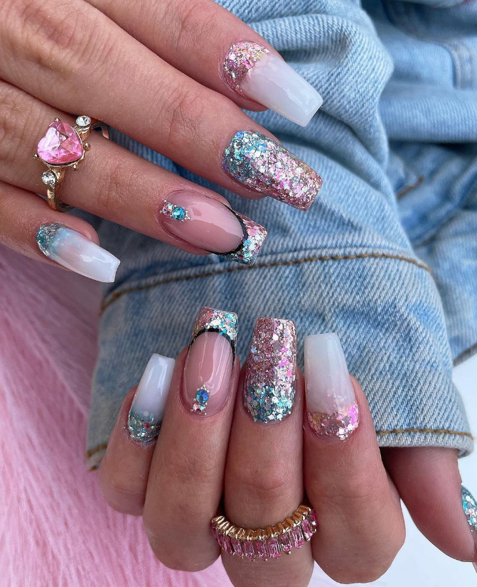 How to Do Glitter Ombre Nail Art