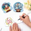 uk.everydayedeals (Limited Stock)10pcs DIY Diamond Painting Greeting Card - Crystal Ball