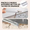 Brosse de nettoyage de crevasses rotative multifonctionnelle