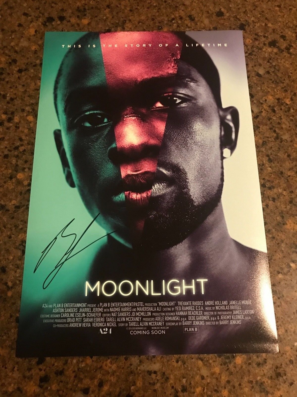 * BARRY JENKINS * autographed signed 12x18 Photo Poster painting poster *MOONLIGHT * 1