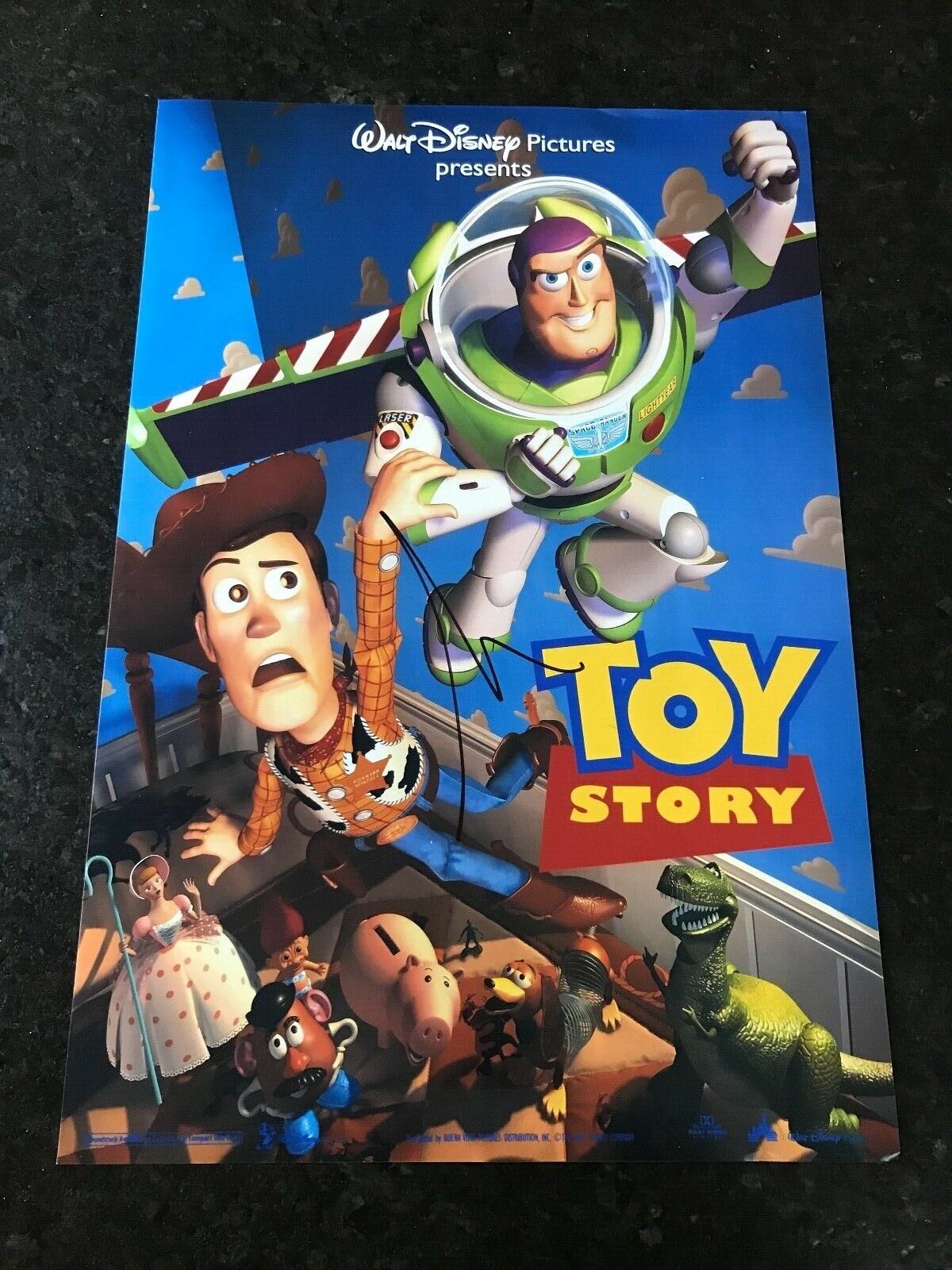 * TIM ALLEN * signed 12x18 poster * TOY STORY * BUZZ * COA * 3