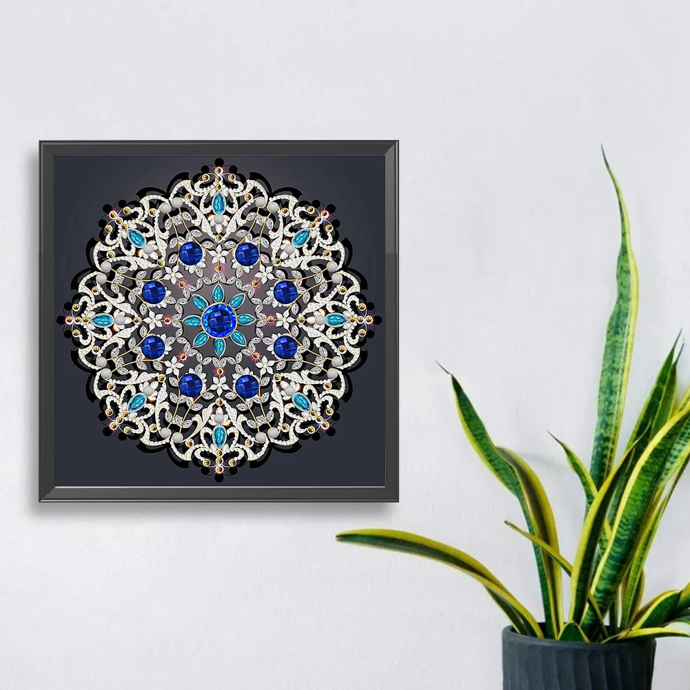 Diamond Painting - Partial Special Shaped Drill - Mandala(Canvas|30*30cm)