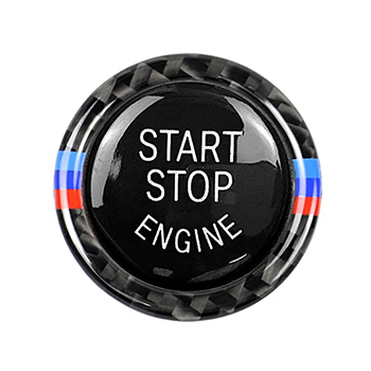 Engine Start Stop Button Replace Cover + Trim Ring for BMW E90 E92 E93 320i
