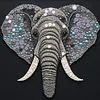 Framed Elephant - DIY Button Art Painting Kit for Creativity DIY Pearl Dot Crafts for Gift Home Wall Decor 30*30CM