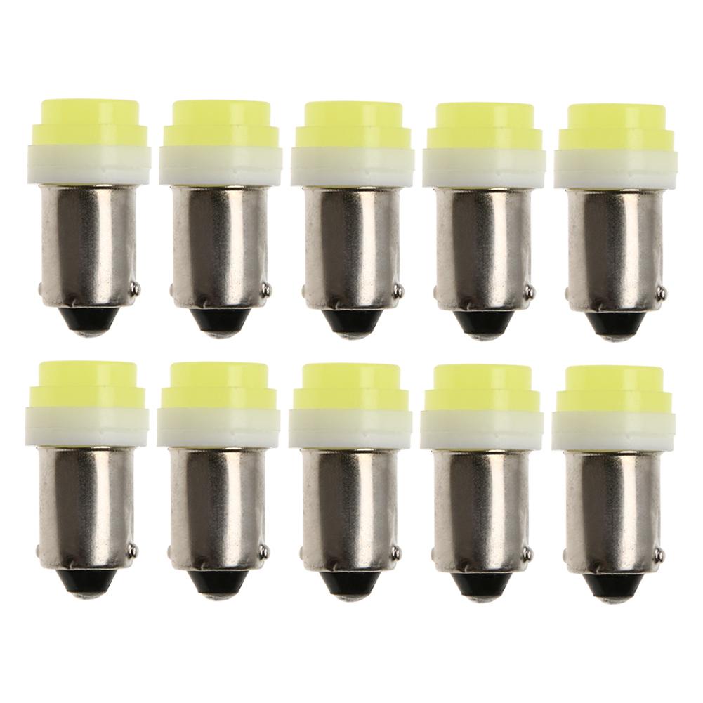 

10pcs BA9S Ceramic COB LED Car License Plate Lights Bulb Reading Lamp, 501 Original