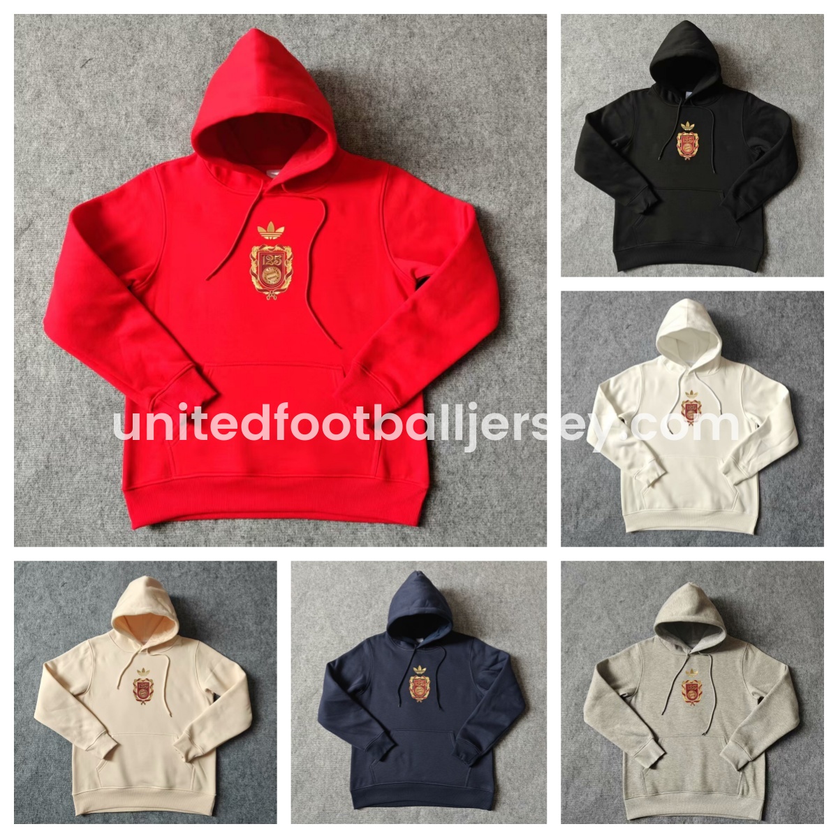 Bayern Munich 2025 125th Anniversary Unisex Pullover Hoodie