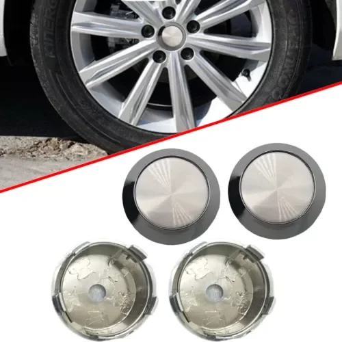 Dronehint 4PCS 60mm(56mm) Car Wheel Hub Center Caps Universal Rim Parts Car Accessory (For: Acura) Parts