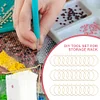 DIY Aufhängering Diamant Aufbewahrungsregal Zubehör Sets (30 Stück Goldring)