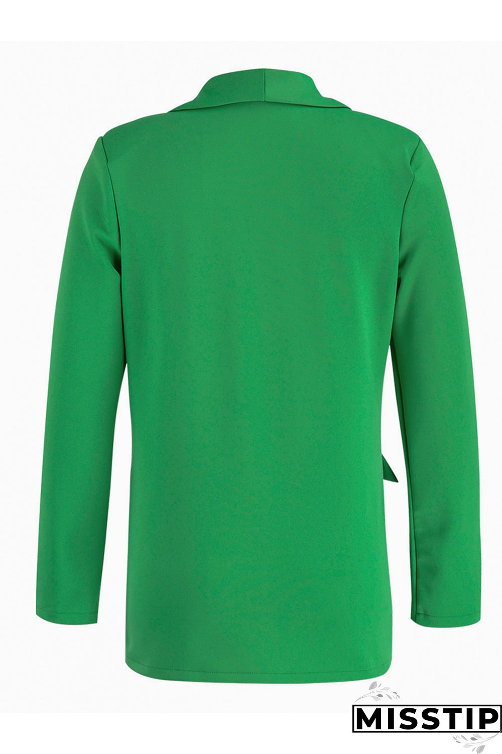 Black Fashion Casual Solid Patchwork Cardigan Turn-back Collar Outerwear