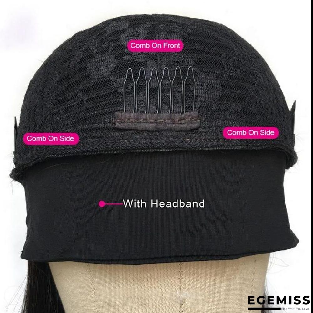 Long Curly Hair Machine-made Chemical Fiber Headband Headband Wig | EGEMISS