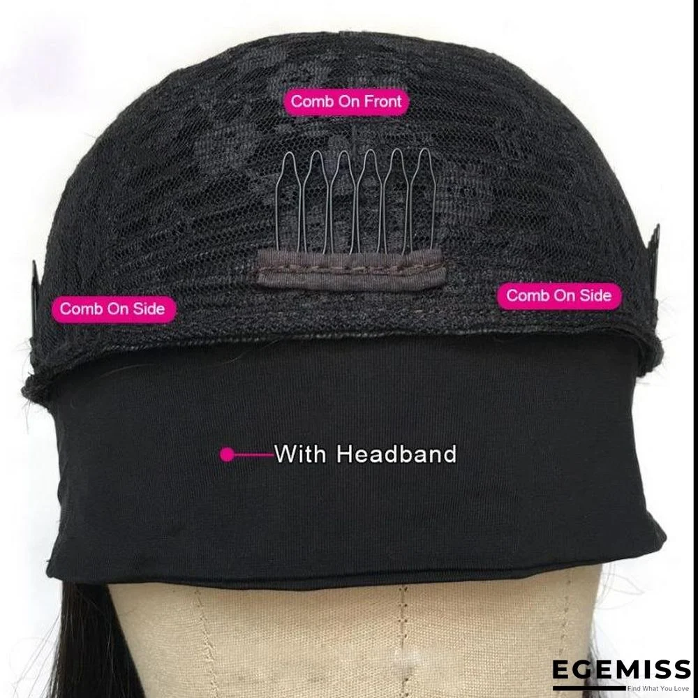 Long Curly Hair Machine-made Chemical Fiber Headband Headband Wig | EGEMISS