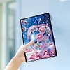 (US Local)Special Shaped Crystal Apple 50 Pages Diamond Painting Notebook for Beginners