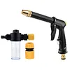 High Pressure Water Gun Cleaning Car Wash Garden Watering Hose Nozzle foam Thread Quick Connector No