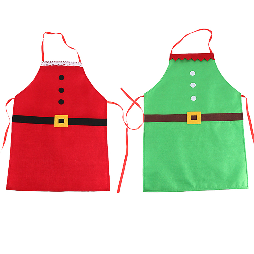 

Christmas Apron Adult Bibs Bar Restaurant Waiter Shopkeeper Kitchen Apron, Santa claus, 501 Original