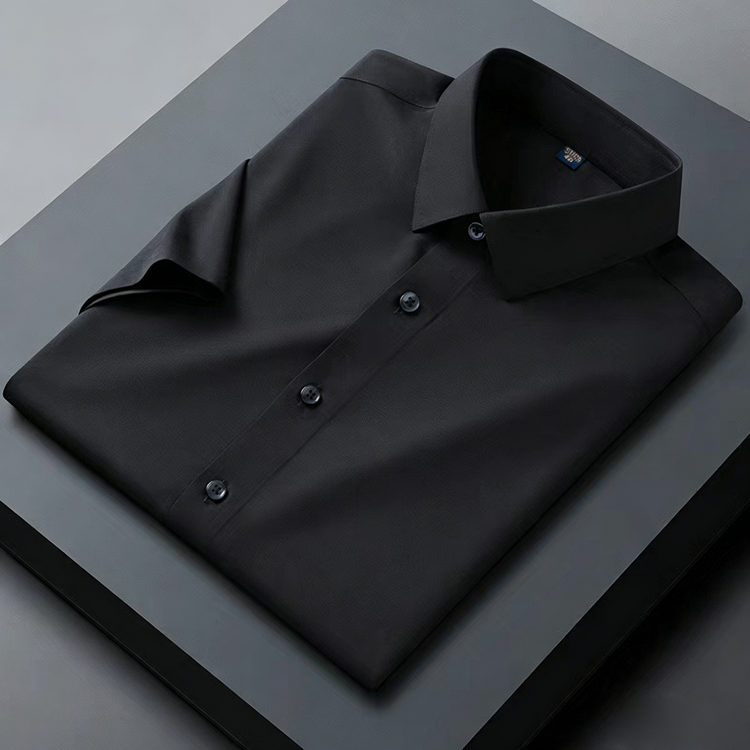 Men's Silk Shirt Short Sleeve Top for Business Style REAL SILK LIFE