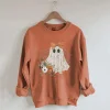 Women's Halloween Lace Ghost Princess Sweatshirt