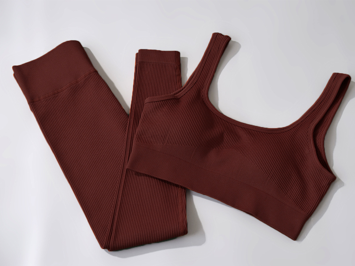 High quality workout sports bra and leggings set