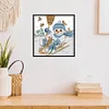 Cross Stitch-Christmas Snowman (26x23cm)