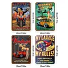 6PCS Pin Up Girls - Metal Tin Signs Set(8*12Inch/12*16Inch) - Garage&Transport