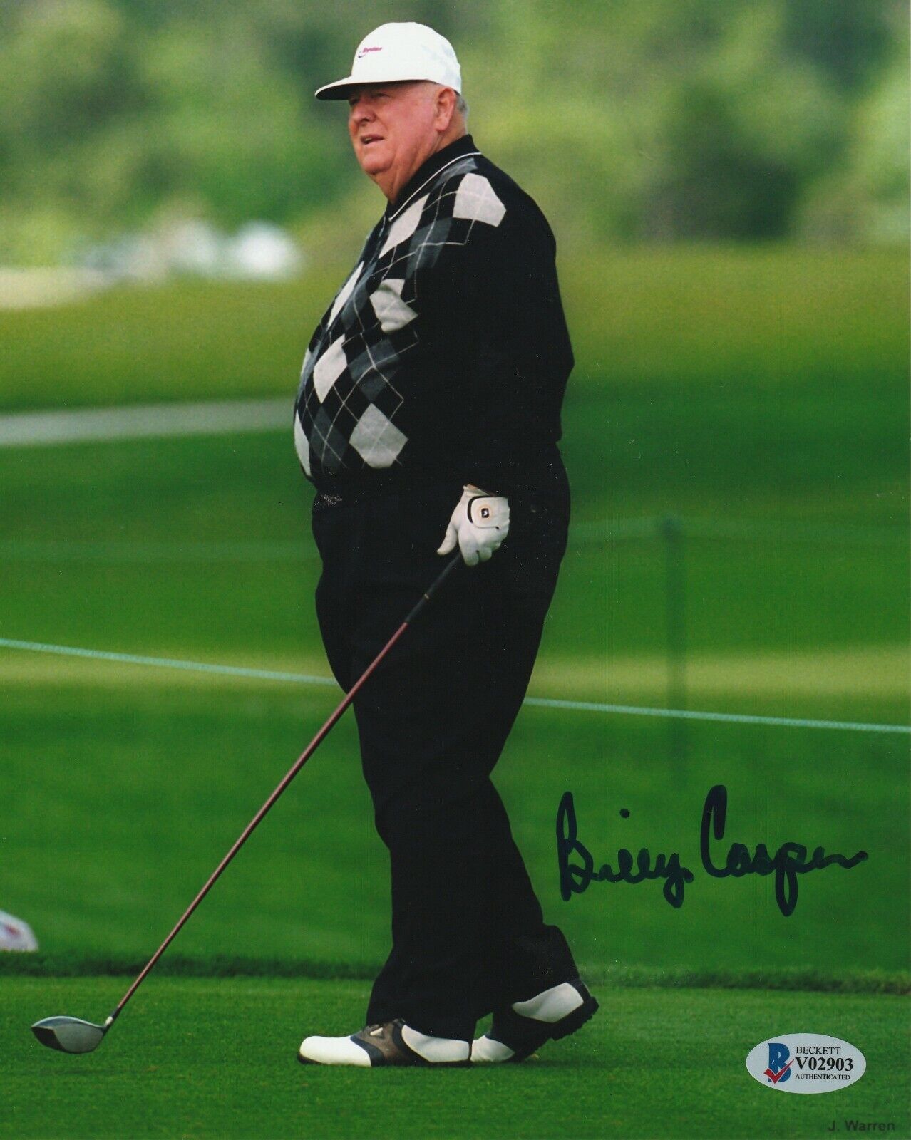 BILLY CASPER Signed 8x10 Photo Poster painting w/ Beckett COA