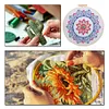 【Limited Stock Sale】Rain Lotus-DIY Embroidery Kit with Pattern Cotton Threads Needles Hoop 30*30cm/11.81*11.81in tapestrymarket