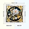 Fleur-Peinture diamant en forme sp&eacute;ciale-30*30cm