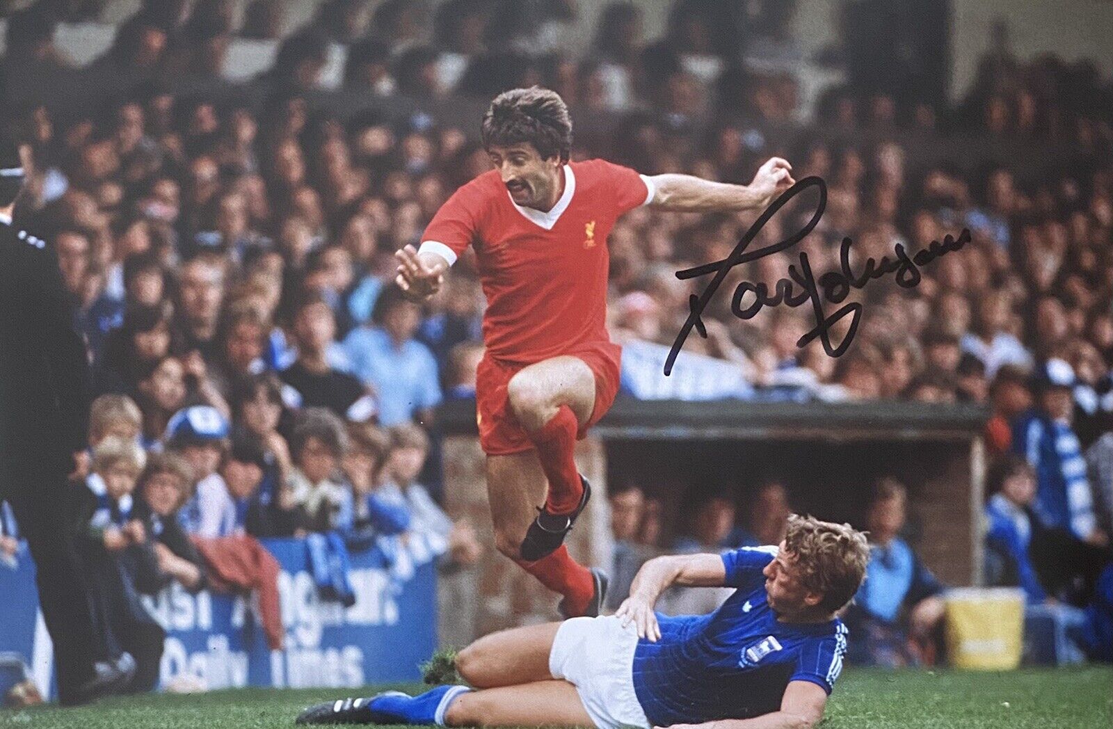 David Genuine Hand Signed Liverpool 12x8 Photo Poster painting 5