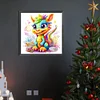 (40*40cm)Colourful Dinosaur - Round Partial AB Drill Diamond Painting