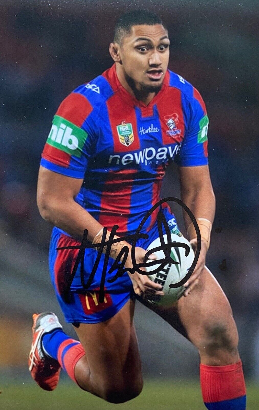 Pauli Pauli Genuine Hand Signed 6X4 Photo Poster painting - Newcastle Knights