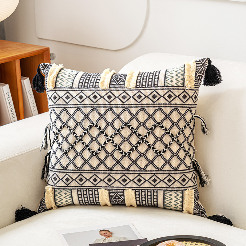 Rotimia Ethnic style cotton hemp Bohemian pillowcase cushion