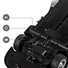 1:24 1989 Car Model Diecast Car, Toy for Kids and Adults, Black