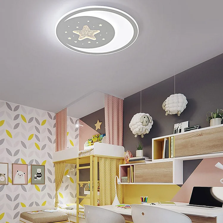 Nordic Creative LED Ultra Thin 3-color Adjustable Ceiling Light with Remote Control - Appledas
