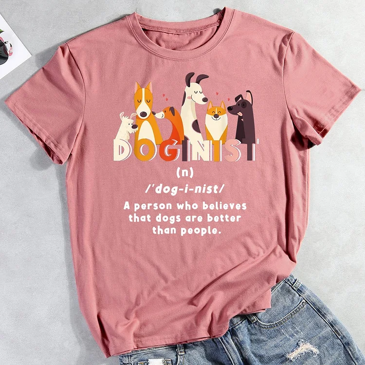 Doginist Funny Dog Lover Definition T-Shirt-013033-CB