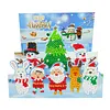 1Pcs Diamond Painting Christmas Theme Greeting Card Set with Envelopes