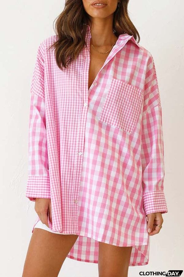 One Split Wonder Plaid Button Shirt