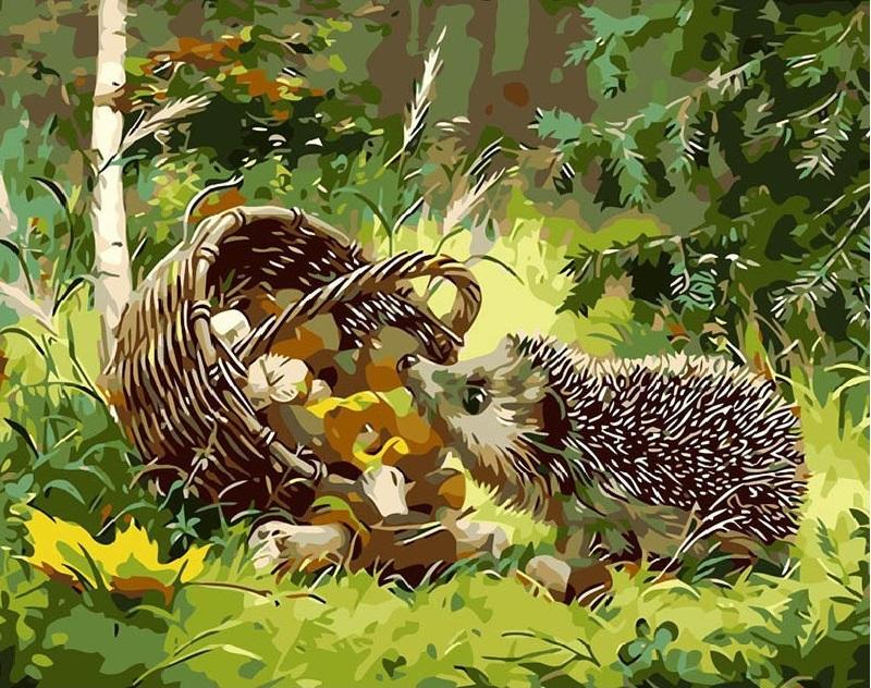 

Hedgehog – Paint By Numbers - 40*50CM, 501 Original