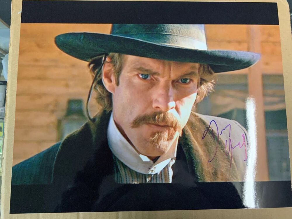 Dennis Quaid Autographed 11x14 Wyatt Earp Movie