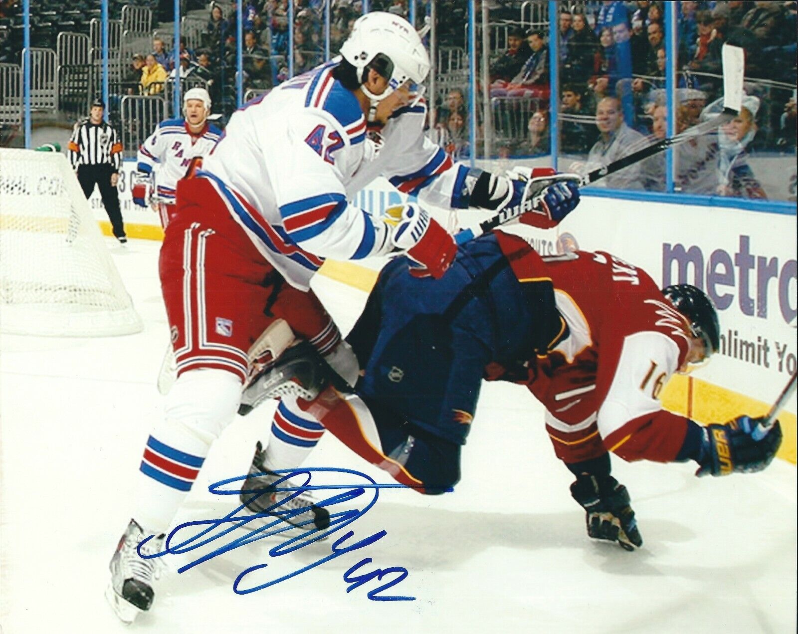 Autographed 8x10 ARTEM ANISIMOV New York Rangers Photo Poster painting - w/COA