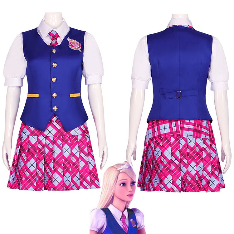 2023 Barbie Movie Delancy Devin School Uniform Outfits