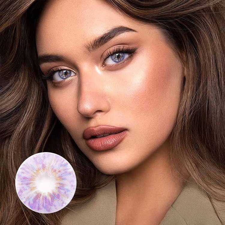 Purple Colored Contact Lenses