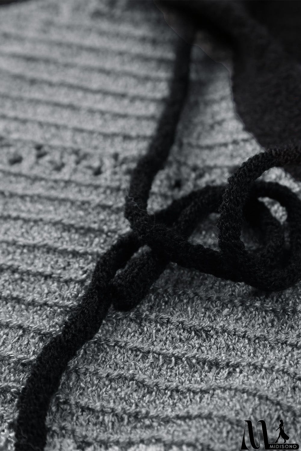 MidiSono - Classic Beach Bonfire Knitted Hoodie