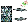 (US Local)Flower Special Shaped Diamond Painting Journal Notebook for Adults Students