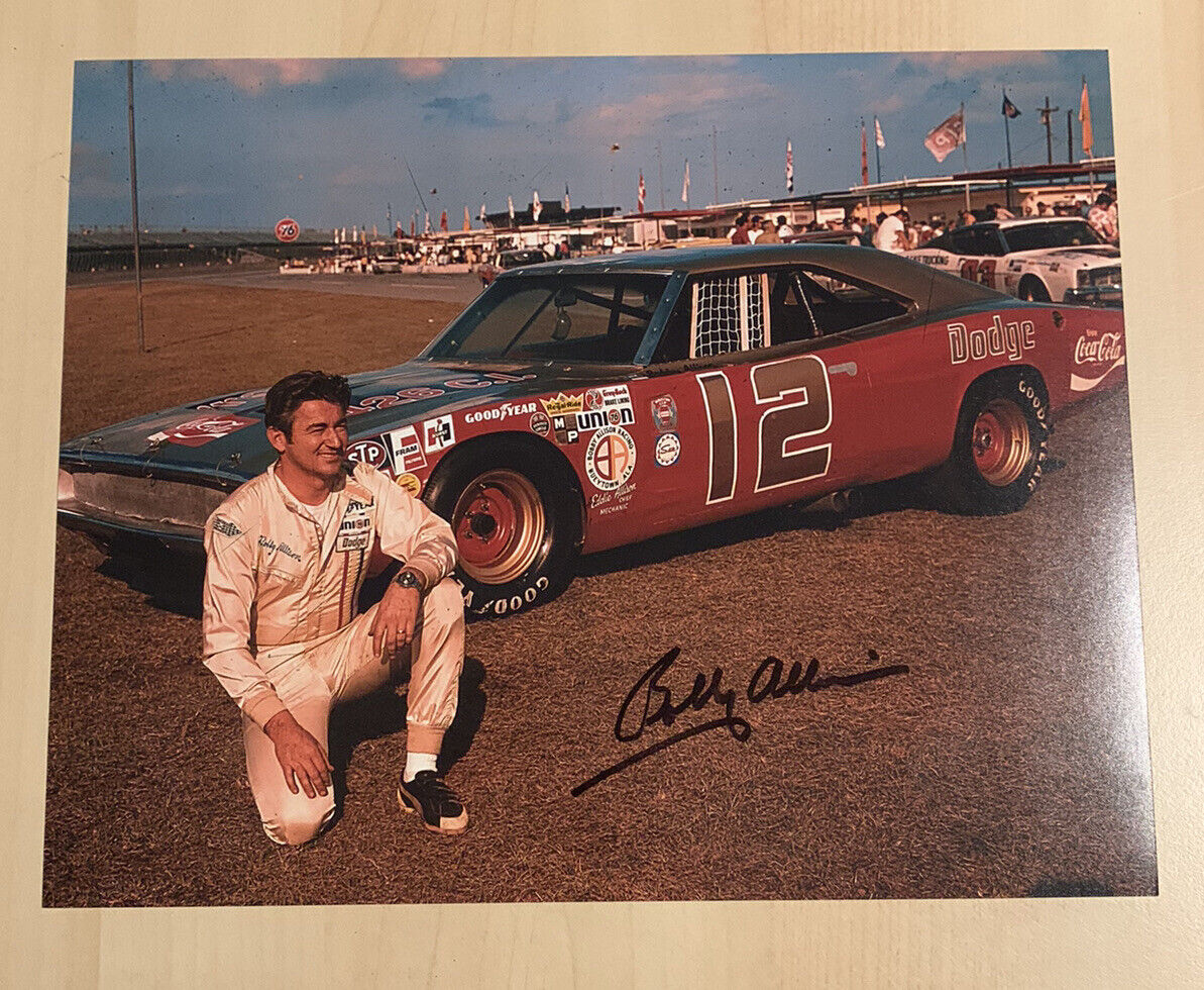 BOBBY ALLISON HAND SIGNED 8x10 Photo Poster painting AUTOGRAPHED NASCAR RACING LEGEND RARE COA