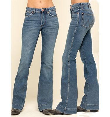 wrangler retro women's vintage medium shelby trouser jeans
