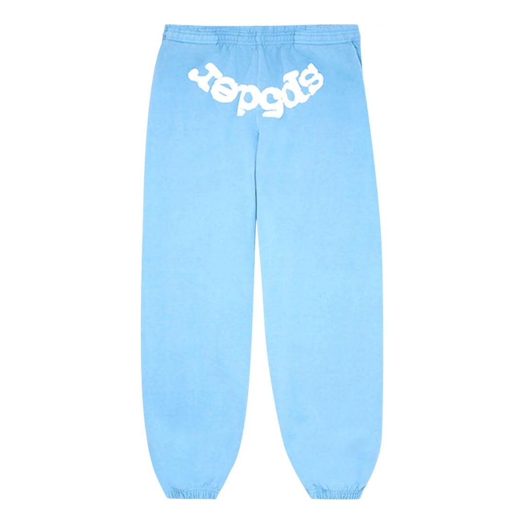 Sp5der Sky Blue Sweatpants