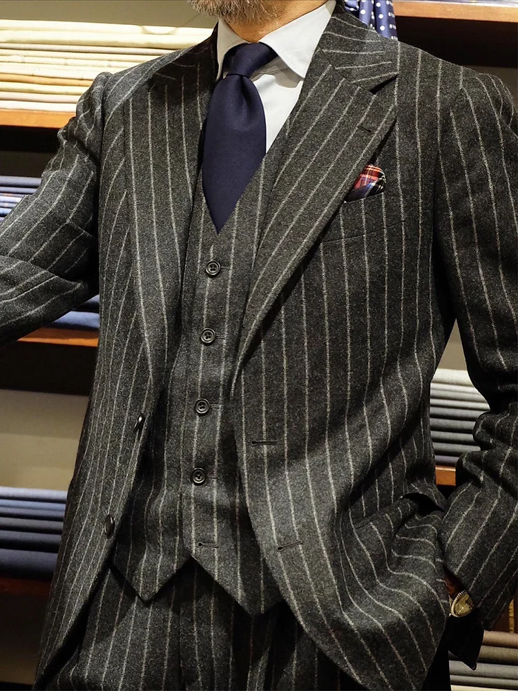 Men's Casual Vintage Lapel Blazer