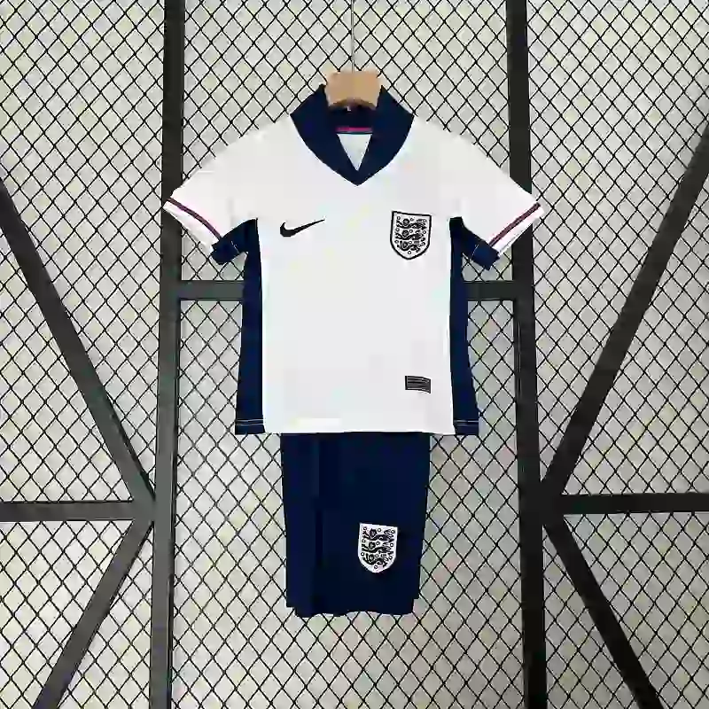 2024 Kids England Soccer Jersey Home