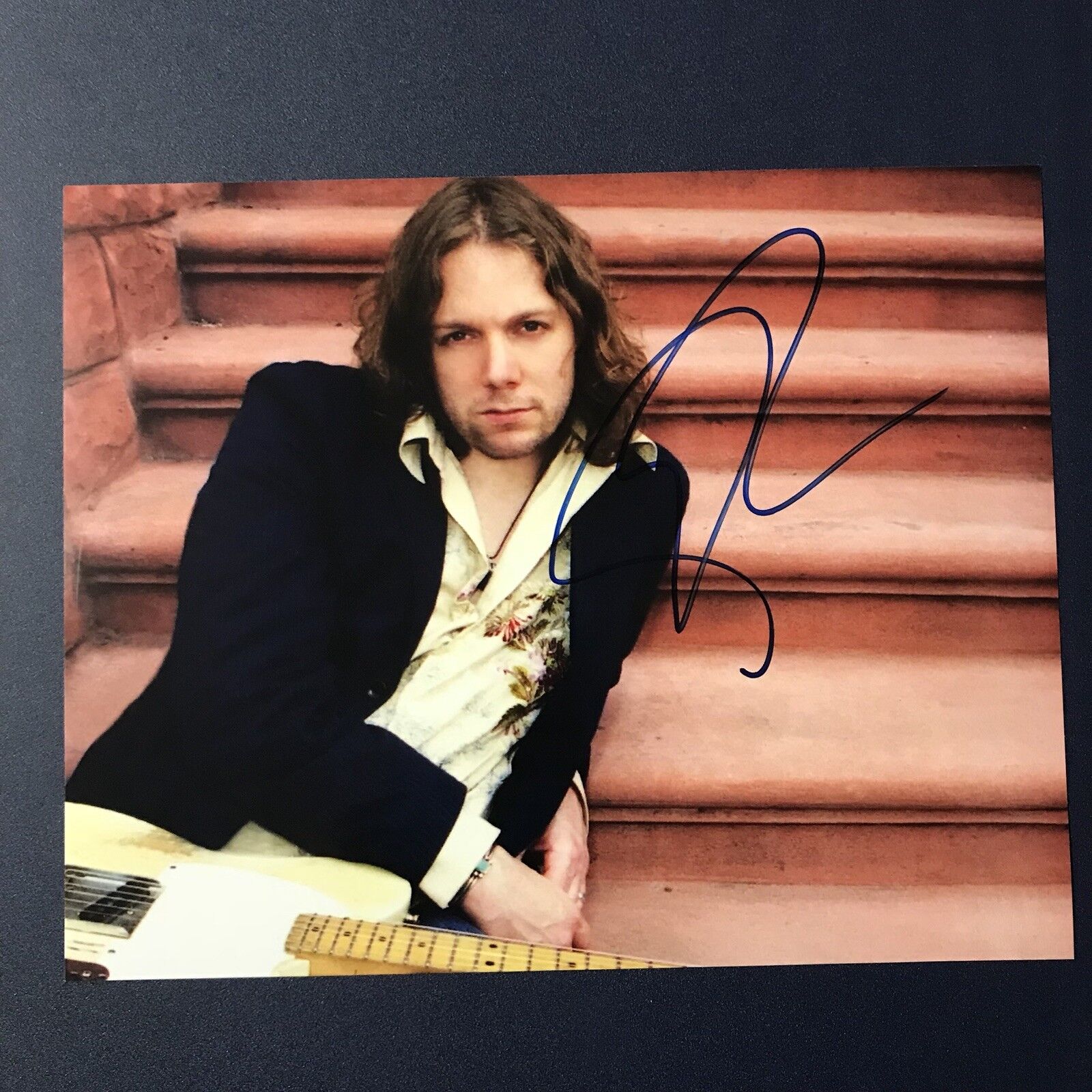 RICH ROBINSON SIGNED 8x10 Photo Poster painting AUTOGRAPHED BLACK CROWES ORIGINAL GUITARIST COA